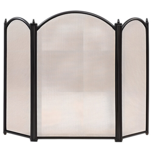 Экран каминный C03026BK (3 секции, 68х80см, черный)-1
