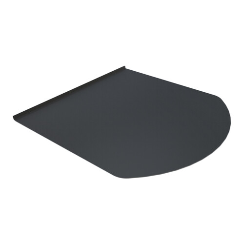 Лист предтопочный BLACK 800х980х0,5мм (R641)-1