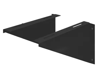 Консоль опорная BLACK (AISI 439) 300 мм