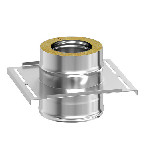 Площадка монтажная Нерж+Нерж (AISI 430/0,8мм), 300*300мм (130х220)-2