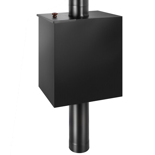 Бак BLACK на трубе 55л д.115 (Прямоуг) (AISI 439)-1