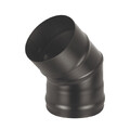 Колено BLACK (AISI 430/0,8мм) 45* 2-х секц. (200)-1