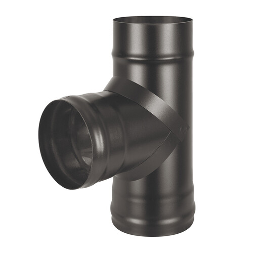 Тройник BLACK (AISI 430/0,8мм) 90* (150)-1