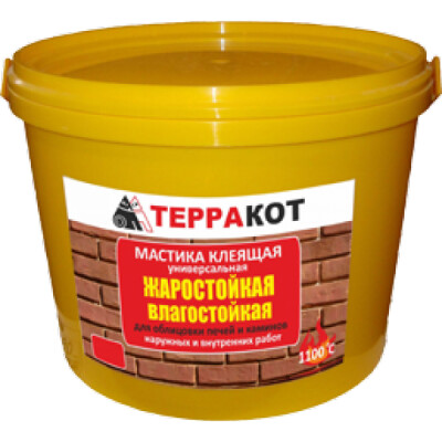Мастика клеящая влагостойкая, жаростойкая 