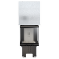 Каминная топка стальная NBU/500/700 (NBU 11) (гильотина) (11 кВт)-2