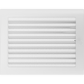 Вентиляционная решетка Белая с задвижкой (22*30) 22/30BX-1