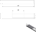 Остекление для биокамина JULIET/1100/SZYBA-4