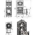 Печь для бани ASTON «Шторм Турбопар» Long (чугун)-16
