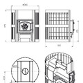Печь ВЕЗУВИЙ Оптимум Стандарт 14 (ДТ-3) б/в-7