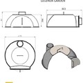 Садовая чугунная печь Legenda Garden-3