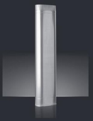 Дымоход Craft нержавеющий овальный (316/0,5) ф120*240 L=1,0м-1