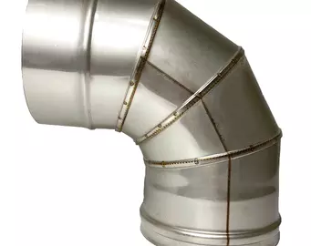 Колено Craft угол 90° нержавеющее (310/0,8мм) ф115