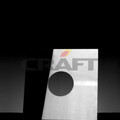 Разделка Craft потолочная декоративная нерж. (430/1,0 мм), 600*600, с отв. ф210-1