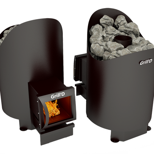 Печь для бани Grill'D Aurora 160 long black-1