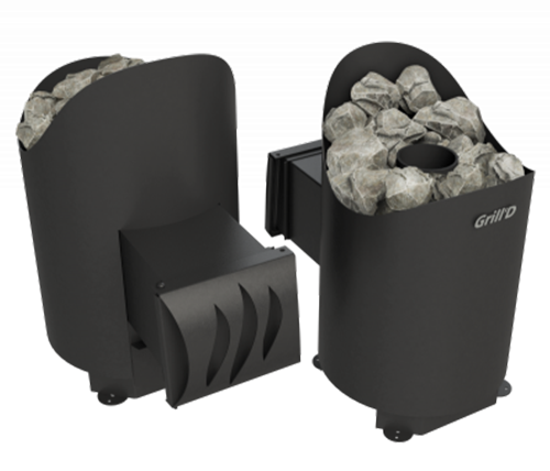 Печь для бани Grill'D Aurora mini Long black-1