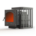 Печь для бани Fireway ПароВар Ковка 18 (505) со стеклом дровяная-1