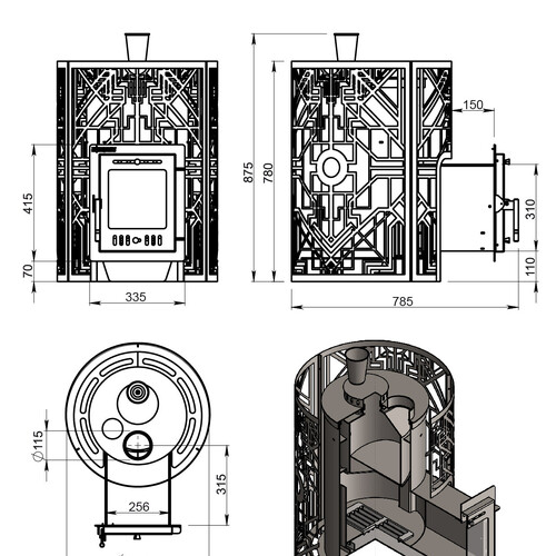 Печь для бани Эверест 
