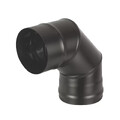 Колено BLACK (AISI 430 1,0мм) 90* 3-х секц. (120)-1