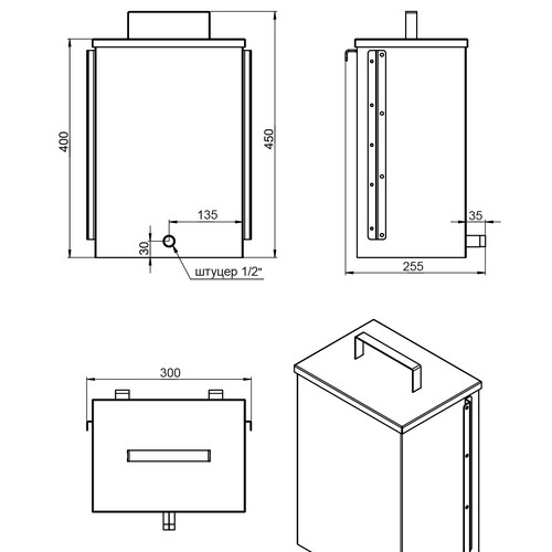 Печь для бани ASTON 12 