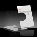 Разделка Craft потолочная декоративная нерж. (304/0,5 мм), 400*266, с отв. ф350, двухсоставная-1