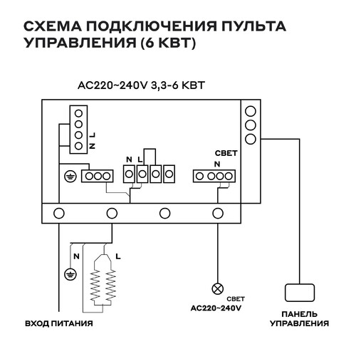 Пульт управления Born CP 18 (6-18 кВт)-6