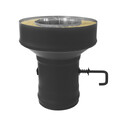 Старт-сэндвич BLACK c шибером (AISI 430/0,5мм) д.120х200 (ММ)-1