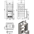 Печь для бани ASTON 30 INOX (320)-2