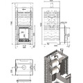 Печь для бани ASTON 30 INOX (320)-4