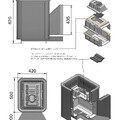 Печь ВЕЗУВИЙ Сенсация 16 Антрацит (505)-3