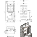 Печь для бани ASTON 30 INOX-6