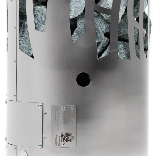 Электрическая каменка BORN RAIN R90E 9 кВТ, для сауны и бани с выносным управлением (матовый корпус)-6