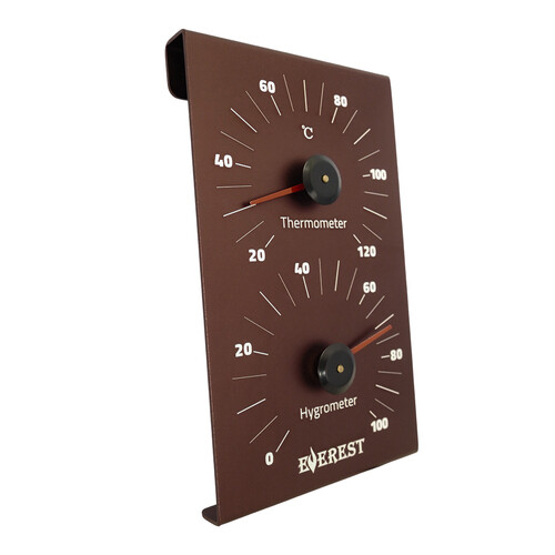 Термогигрометр EVEREST, алюминий DARK BROWN (TG-30)-2