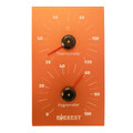 Термогигрометр EVEREST, алюминий ORANGE (TG-27)-1