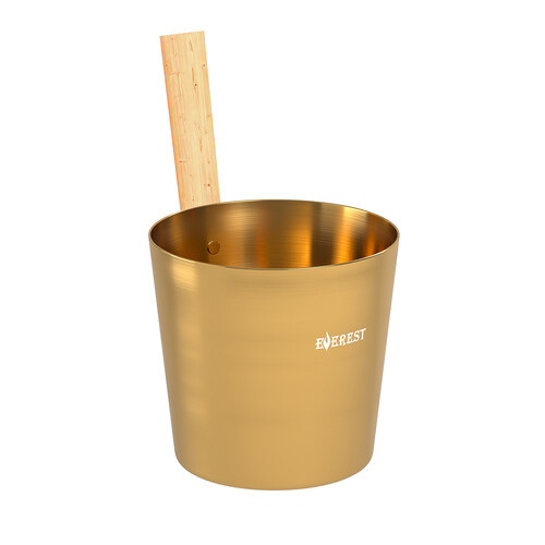Шайка EVEREST 5л, алюминий GOLD (TG-51)-4