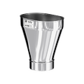 Переход Craft с круга (П) на овал (М) 0,33м нержавеющий (316/0,8), ф150 100*200-1