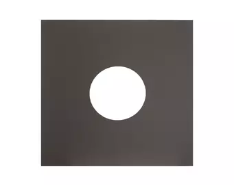 Лист к ППУ BLACK (AISI 430/0,5мм) д.255 (700х700мм)