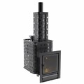 Печь для бани Black Stove Verona 18 чугунная закр.каменка Газ-4