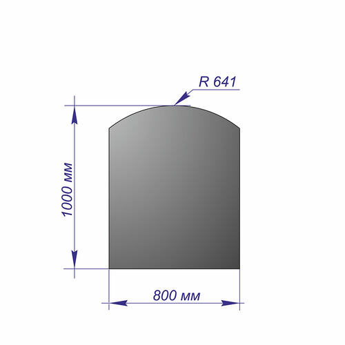 Лист напольный 1000*800*1,5 R641 антрацит-2