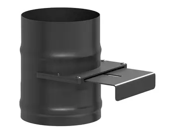 Шибер задвижной BLACK (AISI 430/1,0мм) д.120