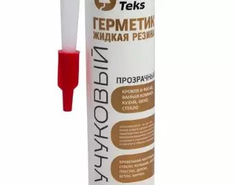 Герметик MasterTeks каучуковый жидкая резина, прозрачный 290 гр РМ