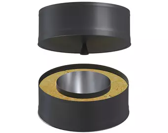 Сэндвич-заглушка BLACK (AISI 430) д.120х200