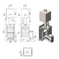 Печь для бани ASTON 16 с баком на трубе 50л Ø115 (AISI 439)-4