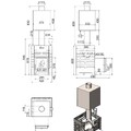 Печь для бани ASTON 12 с баком на трубе 50л Ø115 (AISI 439)-4