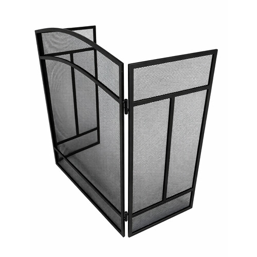 Экран каминный EVEREST FS135-B черный (71*122см)-4