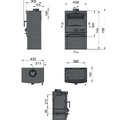 Печь-камин EVEREST W8M-5