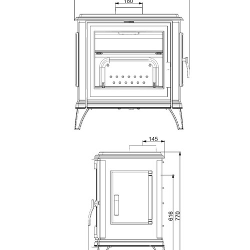 Печь-камин EVEREST S13 Б/У-6