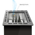 Электрокаменка EVEREST Черный Кристалл с парогенератором 6кВт (Black Crystal Steam S60)-9