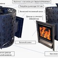 Печь камин для бани Народная 16-8