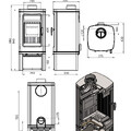 Печь-камин EVEREST H7М-4